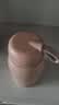 【京东物流送货上门】萌萌兔卡通水杯女牛奶玻璃杯创意便携杯子 咖色萌萌兔 330ml 1只 实拍图
