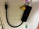 飞利浦USB3.0分线器扩展坞拓展4口集线器HUB一拖多转换器笔记本电脑转接头带C口供电接U盘键盘鼠标0.2米 实拍图