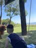 骆驼（CAMEL） 户外天幕帐篷露营野餐加厚防晒便携遮阳棚野炊公园野营防小雨棚 9㎡  流沙金  黑胶蝶形  136BJ54006 实拍图