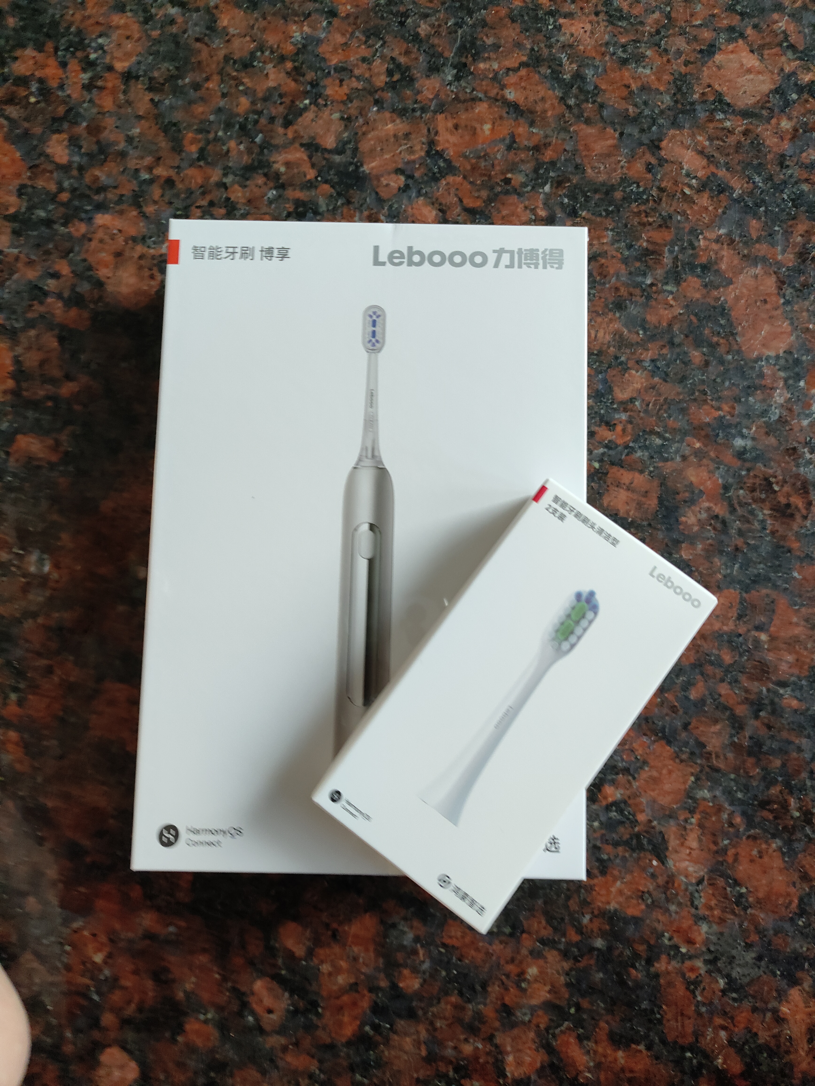 鸿蒙智选力博得智能牙刷 博享 成人电动牙刷扫振情侣生日礼物送男友送女友新婚礼物学生牙刷 冰川银 实拍图