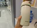 物生物保温咖啡杯316L不锈钢女大容量高颜值茶水分离学生喝水杯子礼物 实拍图