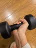 Keep哑铃男女健身家用5kg*2彩色浸塑环保手铃亚铃肌肉训练K-rox墨灰色 实拍图