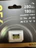 雷克沙（Lexar）256GB TF（MicroSD）存储卡 U3 V60 A1 读280MB/s 写180MB/s 高速内存卡 4K超清录制（GOLD） 实拍图