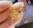 中国珠宝（Sino gem）黄金项链碎冰冰四叶草足金999吊坠套链生日节日礼物送女友老婆 金约1.15g-1.25g+s925银链+玫瑰礼盒 实拍图