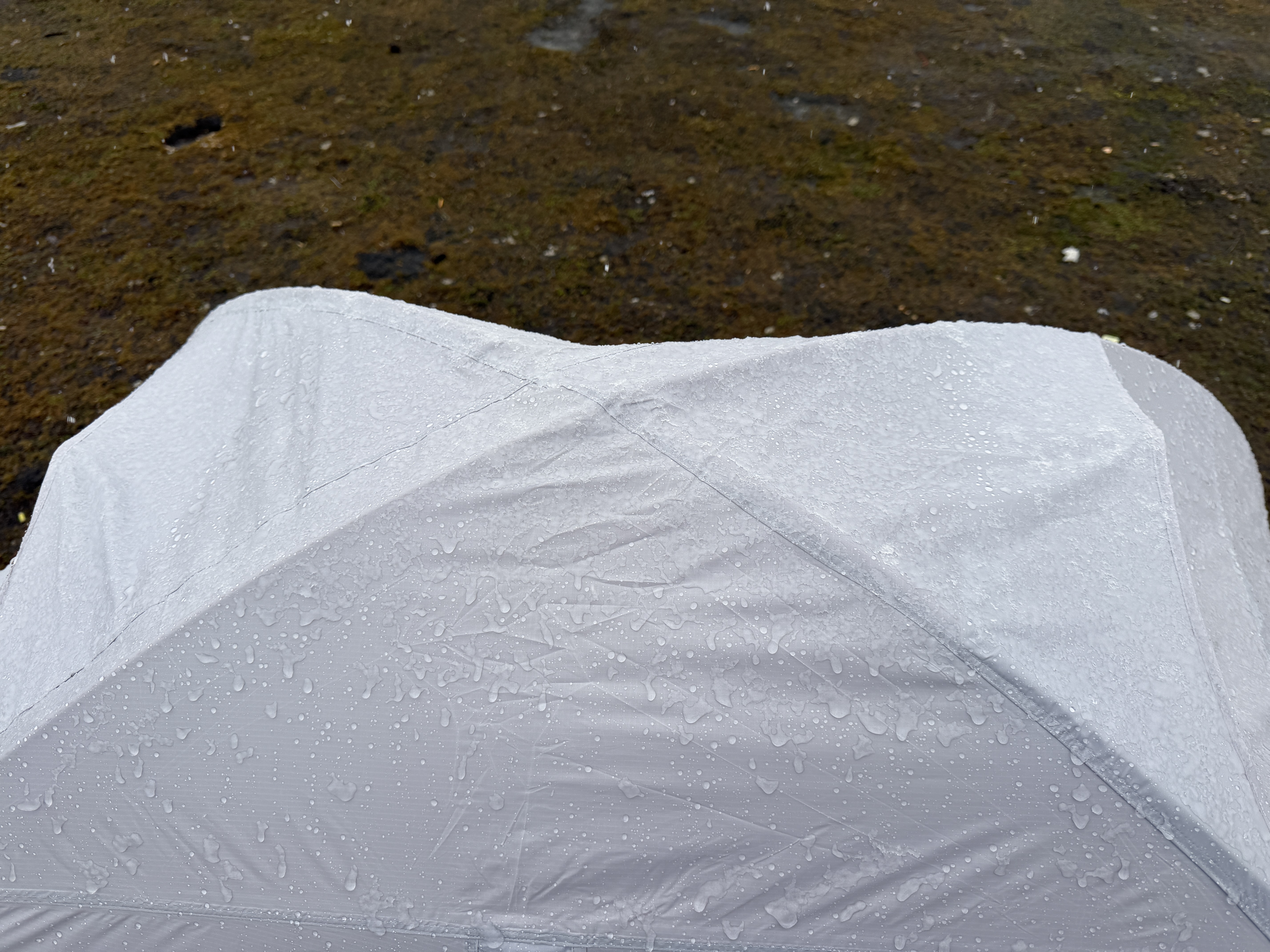 牧高笛（MOBIGARDEN）  冷山UL  户外徒步露营防风防雨超轻便携易搭建双层帐篷 冷山UL2 30D 雪峰白 双人 实拍图