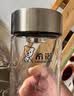 希诺玻璃杯单层加厚大容量家用办公泡茶杯子男车载水杯XN-6017L 530mL 实拍图