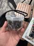 美肤语一次性皮筋头绳黑色【加厚500根】高弹力发绳橡皮筋发圈MF0617 实拍图