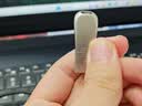 Sandisk闪迪128GB USB3.2 U盘 CZ74 读速高达400MB/s 金属高速u盘 安全加密 学习办公投标大容量优盘 实拍图
