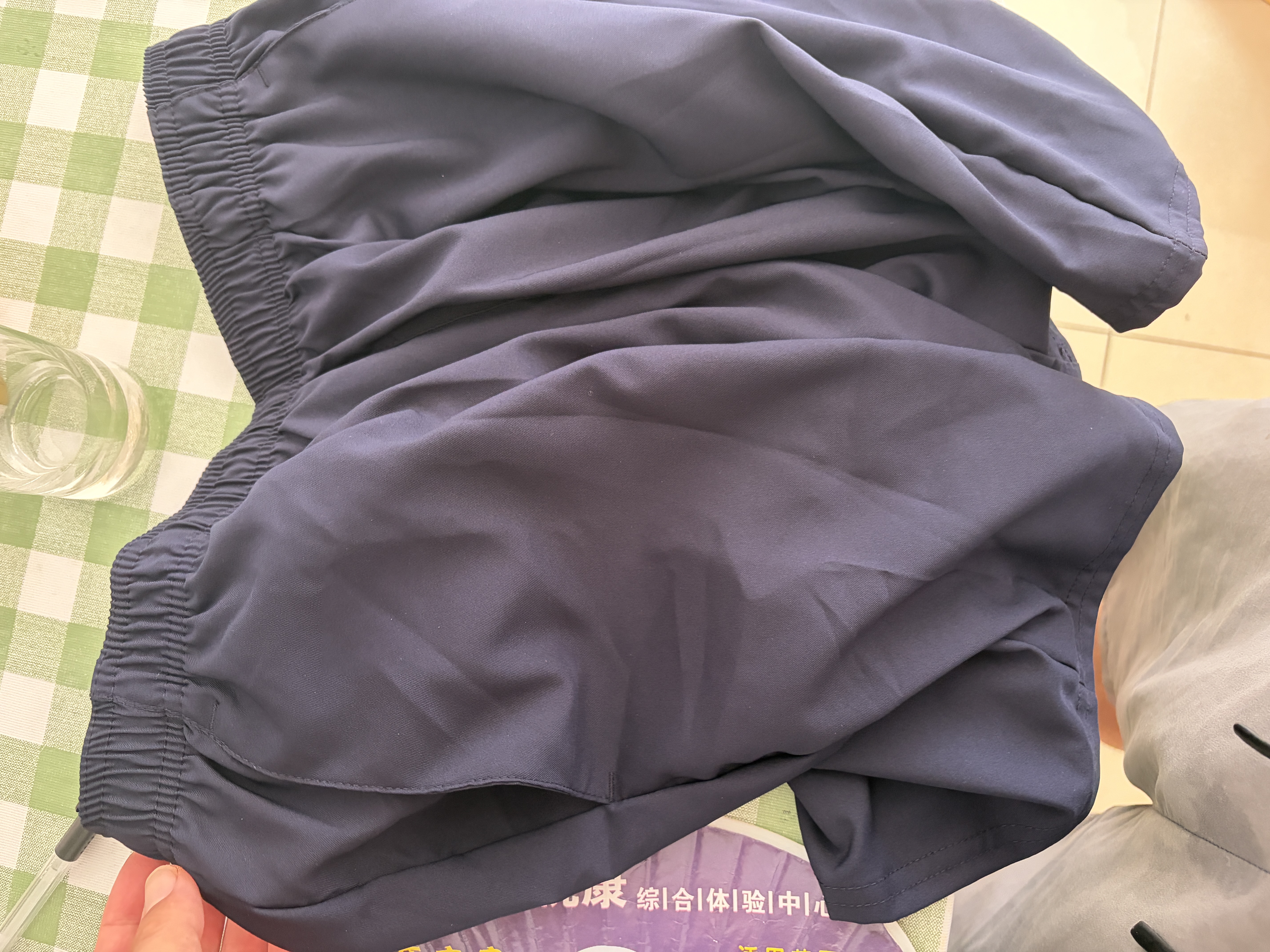 迪卡侬短裤男运动速干裤有氧宽松训练健身跑步四季可穿2668481砚青色-M 实拍图