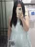 优衣库棉麻层叠连衣裙/无袖女装裙子482788 60 浅蓝色 M 实拍图