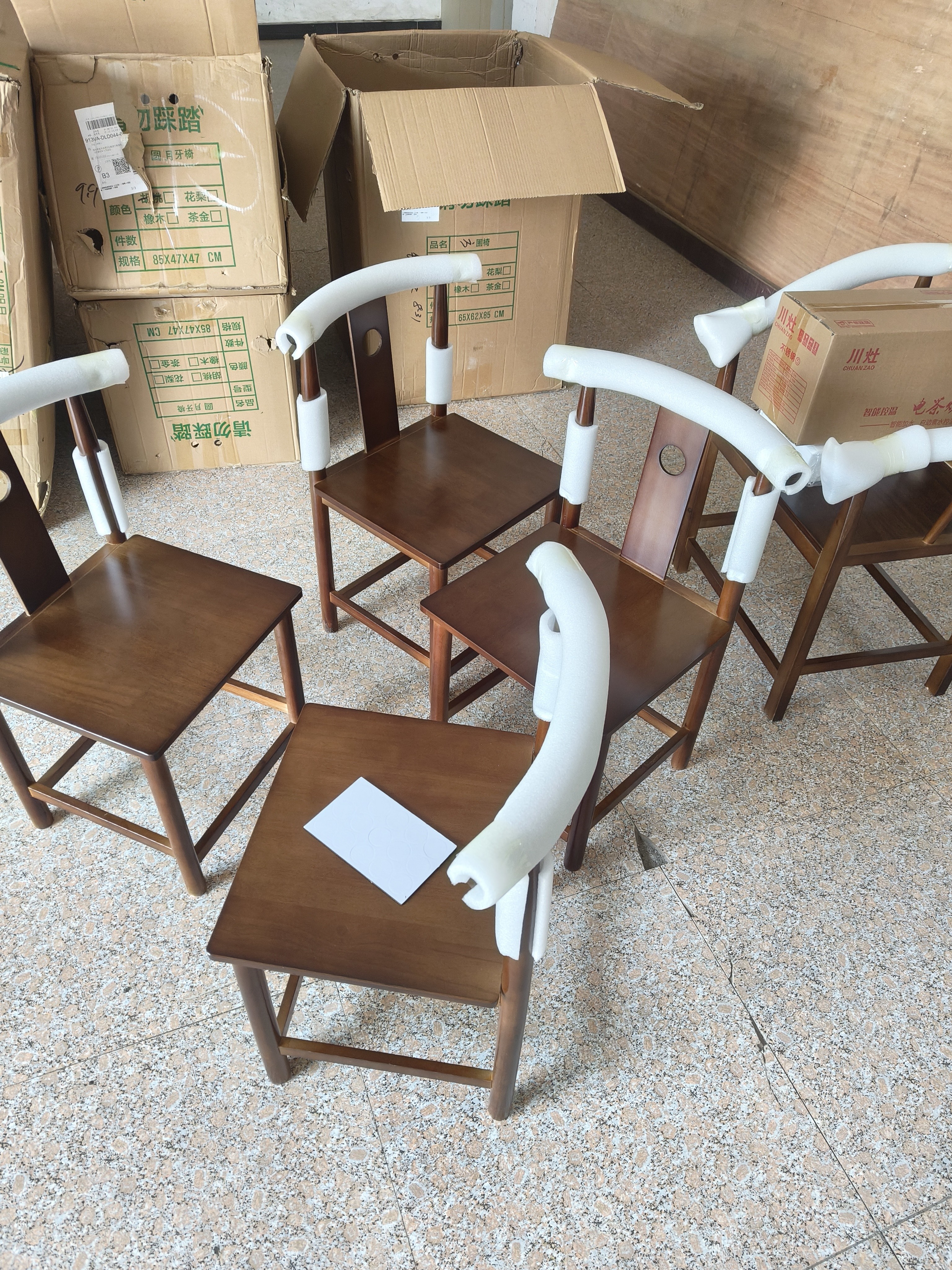 赣荣茶桌椅组合仿古现代简约功夫茶台新中式茶几桌办公室家用茶桌套装 1.6米明月茶桌1围椅4月椅大石盘 实拍图