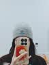 卡尔美（KELME）帽子男女秋冬季保暖户外滑雪毛线帽冷帽针织帽骑行防寒运动护耳帽 实拍图