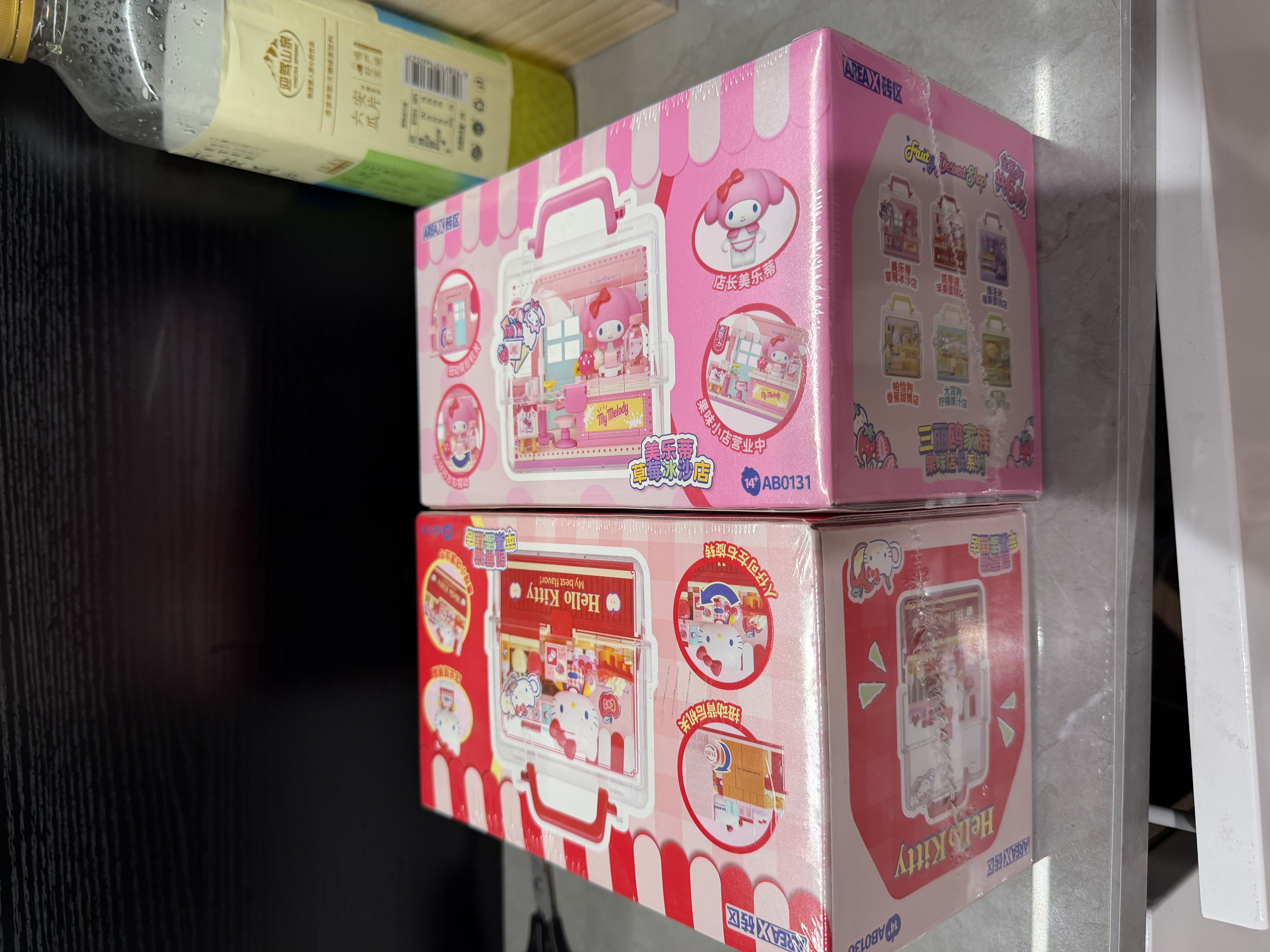 名创优品（MINISO）三丽鸥家族果味店长系列积木玩具拼插模型生日礼物 苹果蛋糕店 实拍图