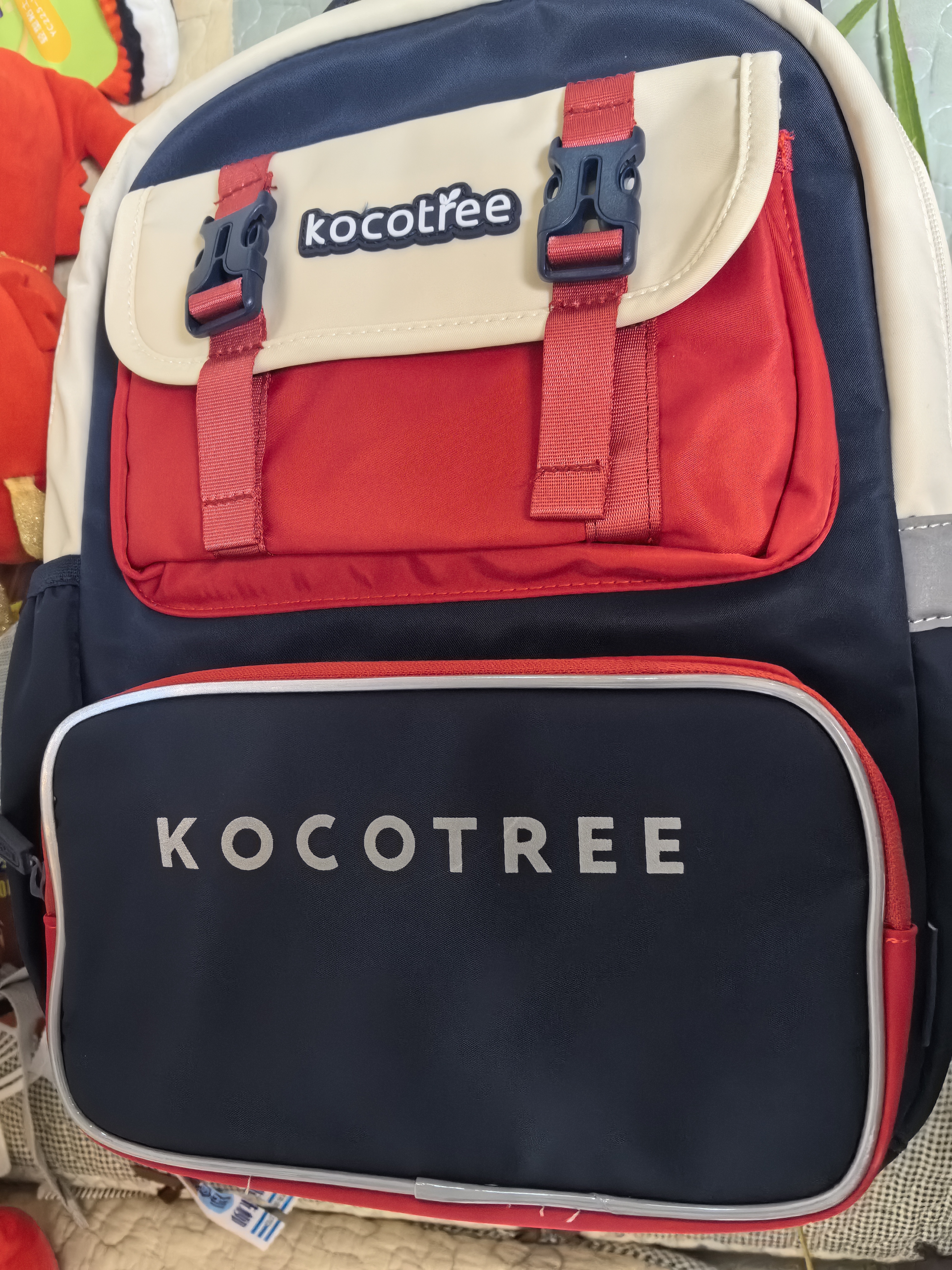 Kocotreekk树书包小学生减负超轻男孩女生1年级背包大容量儿童书包蓝M 实拍图