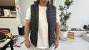 雪中飞秋冬新款男式轻薄羽绒服马甲基础男士短款羽绒秋马甲 宝石黑|8086 XL 180/100A 实拍图