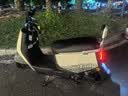 台铃电动摩托车星享长续航电动车72V23Ah铅酸电池1200W高速电摩通勤上班外卖代步电瓶车卡其白 实拍图