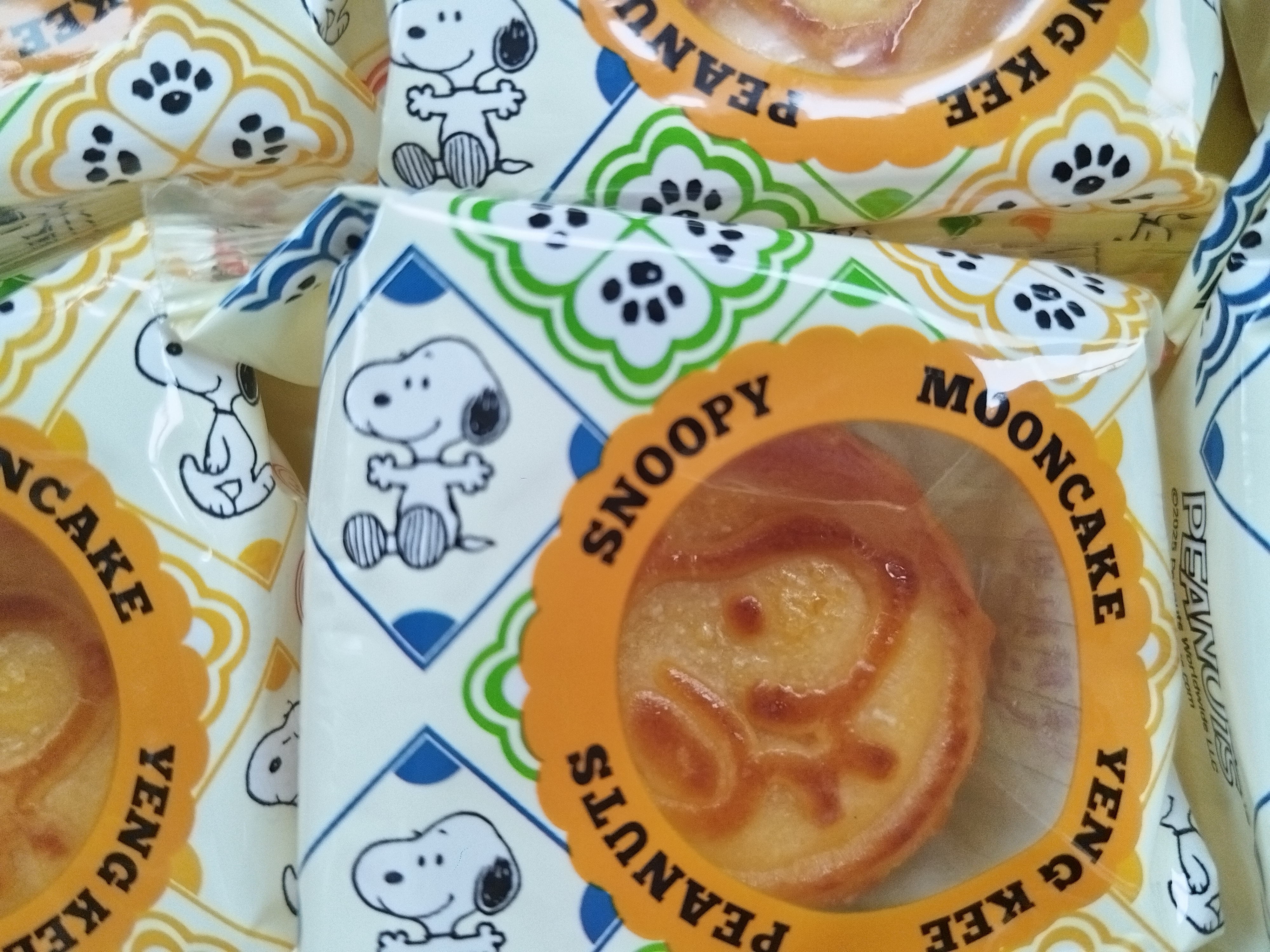英记饼家澳门特产史努比畅游大三巴流心奶黄月饼礼盒50g*7 实拍图