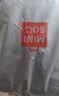 名创优品（MINISO）短袖男纯棉t恤夏季新款百搭半袖男士宽松大码正肩体恤Z 冰蓝 3XL 实拍图