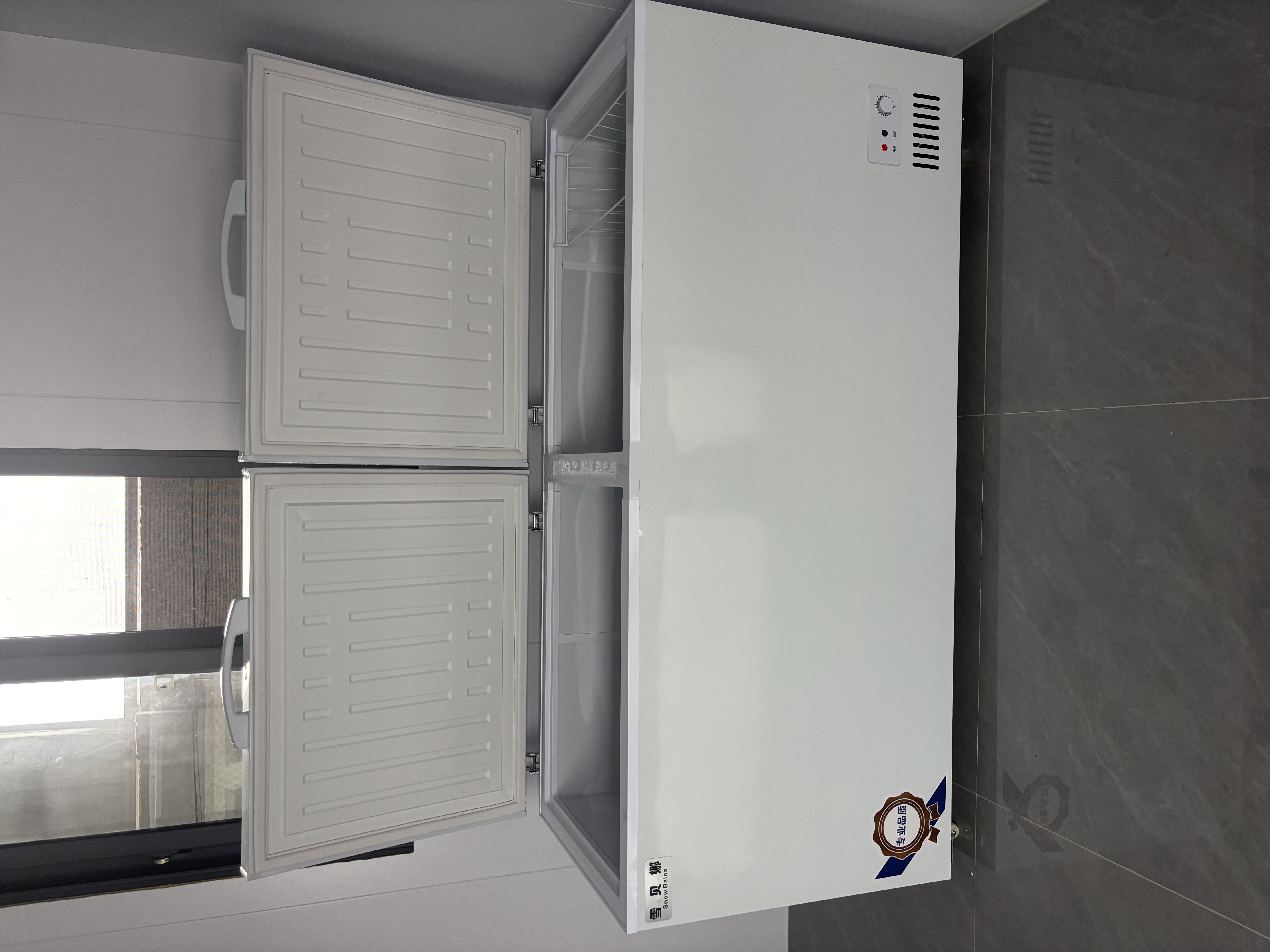 雪贝娜冰柜商用大容量全冷冻家用双温卧式冷柜展示柜 798双温【一半冷藏一半冷冻】长1.72米 实拍图