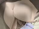 嫚熙（EMXEE）哺乳文胸春秋薄款舒适无痕聚拢前开扣怀孕喂奶哺乳内衣柔雾杏L码 实拍图