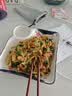 友来福陶瓷饺子盘带醋碟家用蘸料盘分格餐盘小吃薯条大虾盘单只子母盘 实拍图