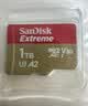 Sandisk闪迪1TB TF(MicroSD)内存卡4K极速金卡A2 V30 U3兼容大疆Pocket3/4P/Action 6运动相机/无人机存储卡 实拍图