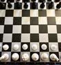 友邦（UB） 国际象棋磁性折叠便携成人儿童学生教学露营用棋4812B-C(大号) 实拍图