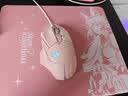罗技（G） G502 HERO主宰者 有线鼠标 游戏鼠标  g502hero  可配重HERO引擎 礼盒送男友 RGB炫彩灯光 G502H-云樱粉+鼠标垫+防滑贴 实拍图