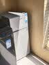 华宝小冰箱迷你小型家用双门冷藏冷冻两用一级能效出租房学生寝室宿舍用办公室电冰箱节能省电 【一级能效 铜管速冷】96升【全国联保】银色 实拍图