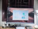 HPC27英寸白色显示器144Hz 内置音响 曲面家用办公游戏电脑显示屏C27G40F 实拍图
