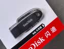 Sandisk闪迪128GB USB3.2 U盘 CZ550黑色 读速100MB/s 安全加密 数据恢复 学习办公电脑车载 高速大容量优盘 实拍图