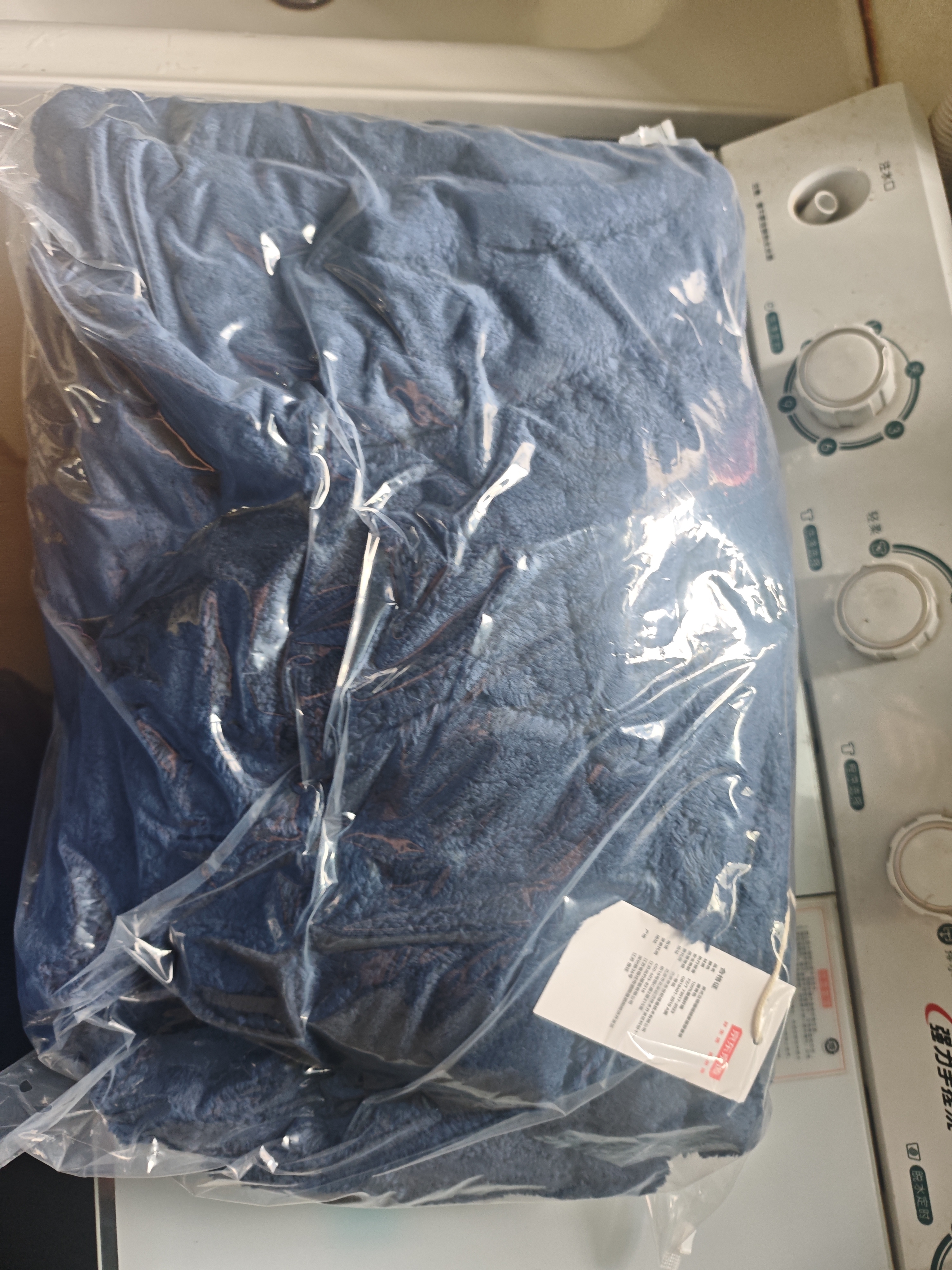 京东京造【10A抗菌】抗静电珊瑚绒睡衣男士睡衣保暖家居服情侣套装藏青色L 实拍图