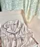 维多利亚的秘密（Victoria's Secret）维密 明星同款 宅度假水光绸家居服丝滑长袖长裤睡衣套装 实拍图