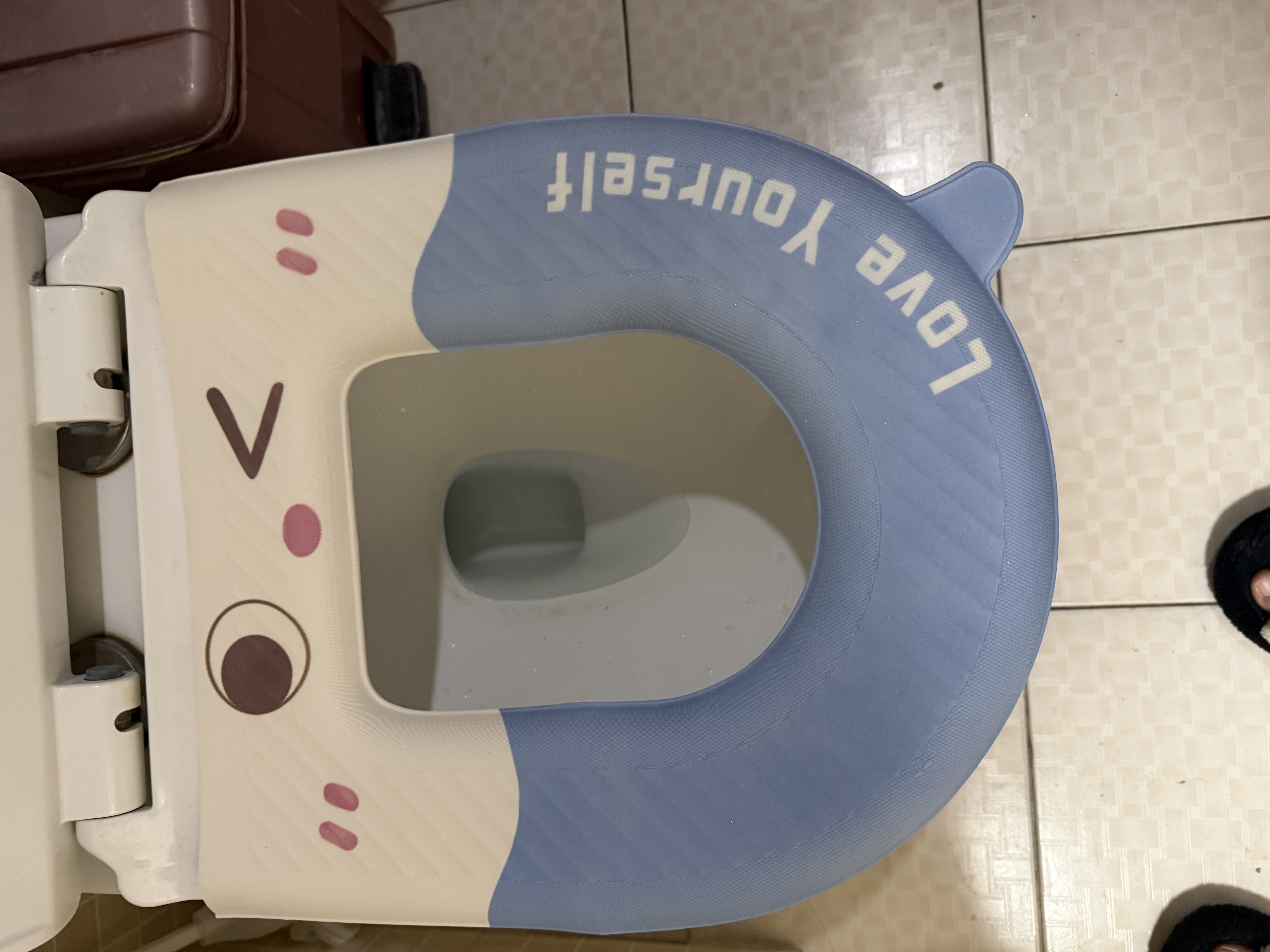 雅高马桶垫2个装 秋冬季通用坐便垫圈防水可水洗家用粘贴式硅胶马桶贴 实拍图