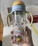 贝亲（Pigeon）防胀气 自然成长翻盖直饮吸管 大童奶瓶330ml 马戏团 18月+ AA279 实拍图