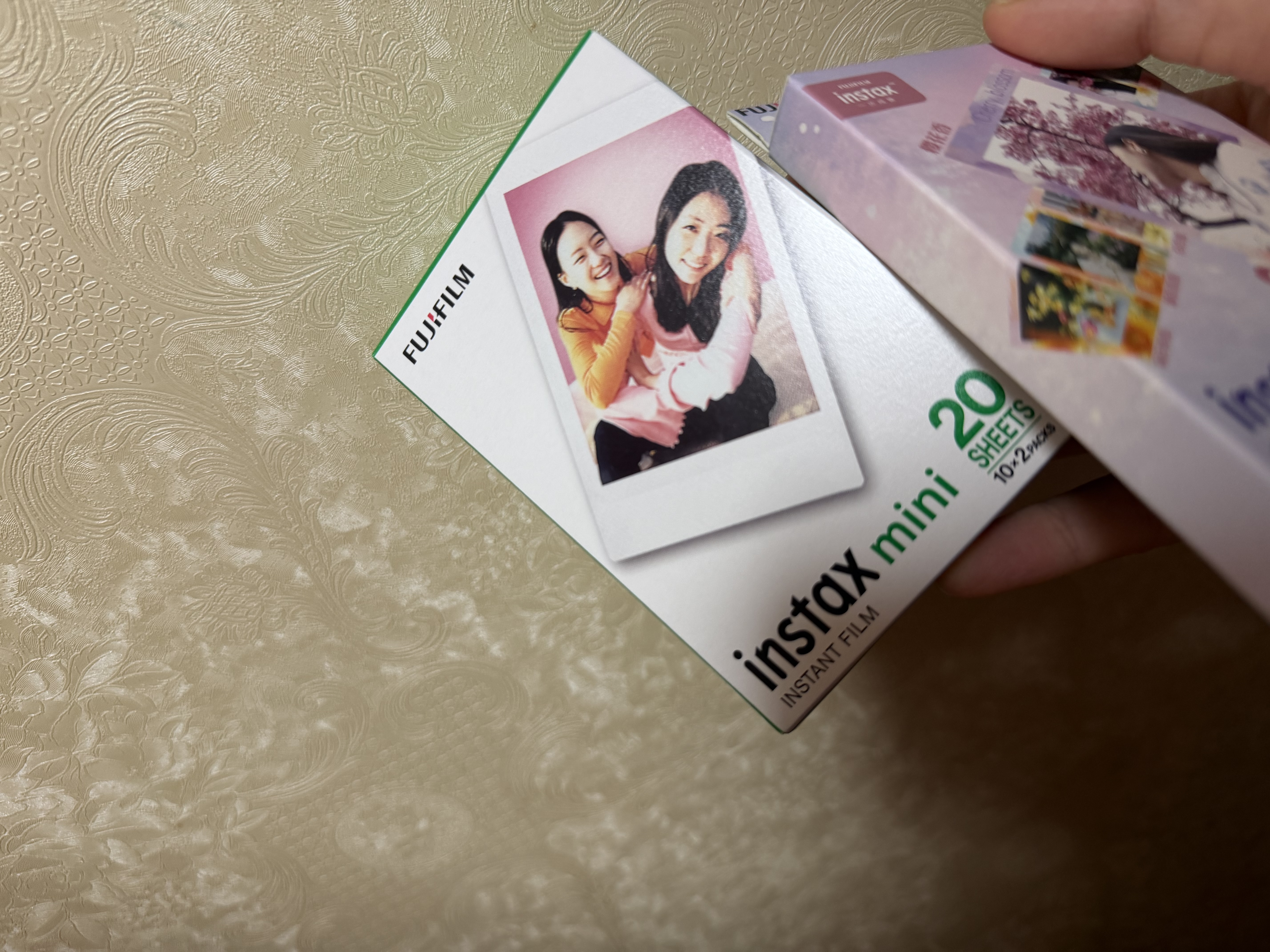 INSTAX富士instax立拍立得 mini相纸 白边双包20张+甜心牛仔相册 实拍图