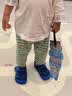 优衣库婴幼儿AIRism紧身裤/七分宝宝打底裤裤子485144 52 翠绿色 80 实拍图