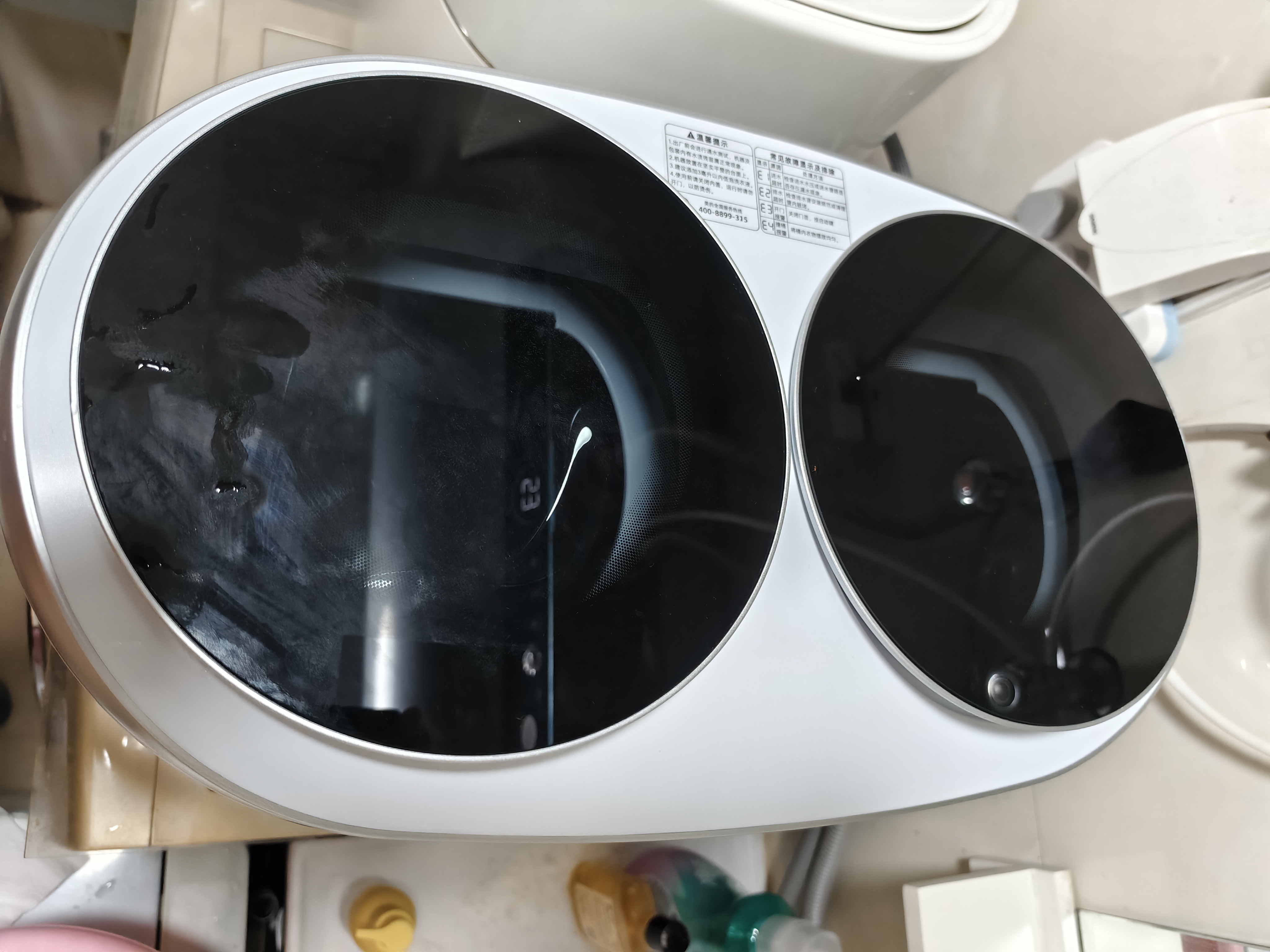 美的（Midea）双子座 波轮洗衣机全自动 1KG迷你内衣洗 分区洗衣机 专业除菌螨 MNBB10VH70E 以旧换新 实拍图