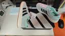 adidas 面包鞋 GRAND COURT BASE 00s休闲板鞋平底鞋男女阿迪达斯 薄荷绿/黑色/汉玉白   40 实拍图