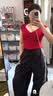阿迪达斯（adidas）三叶草系列 女 P PANT 梭织长裤 KS2865 黑色 XS 实拍图