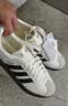 adidas「T头鞋」VL COURT CLASSIC板鞋德训鞋男女阿迪达斯轻运动   汉玉白/黑色/树脂黄   41 实拍图