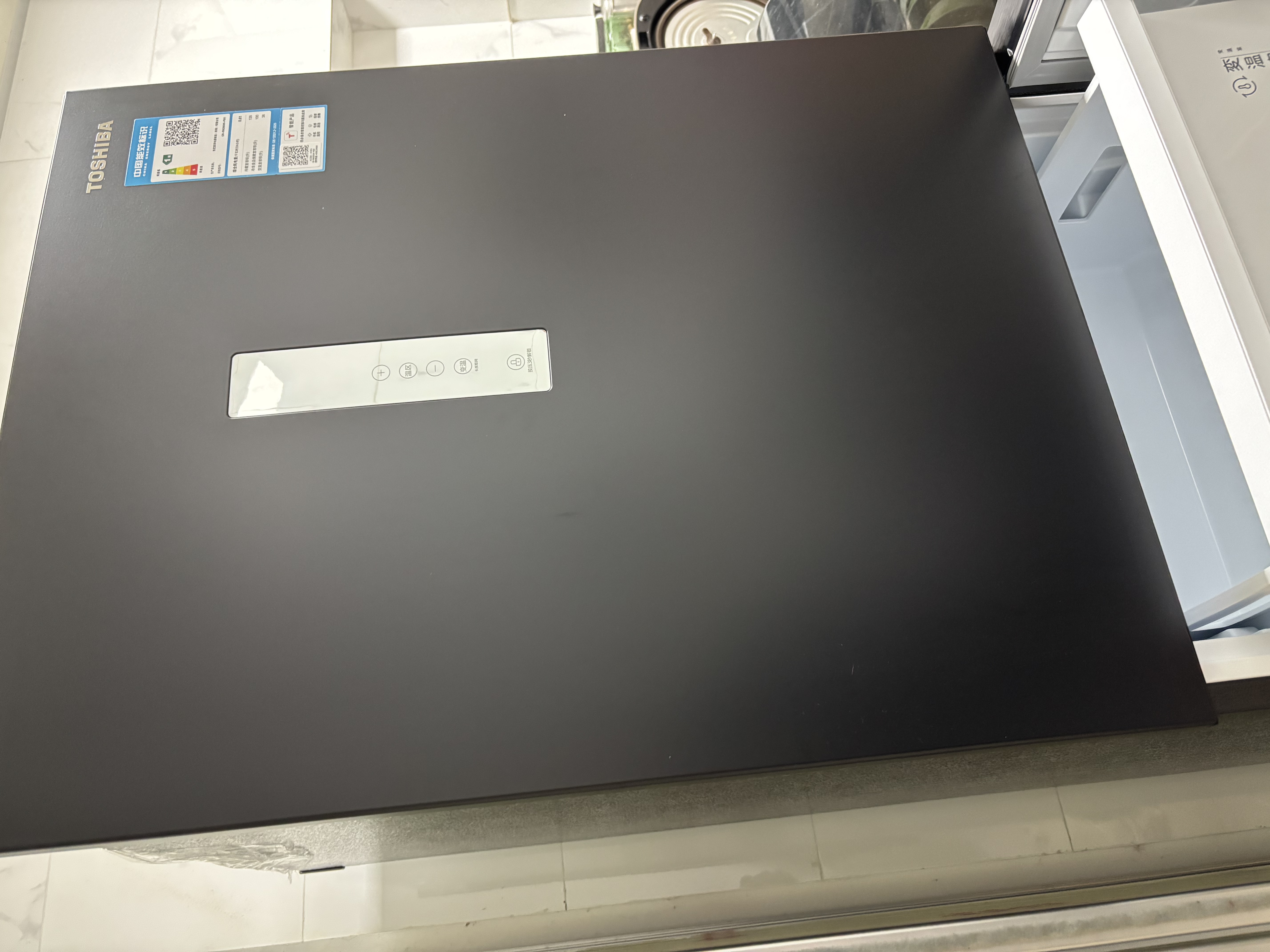 东芝（TOSHIBA）271L黑金版三门冰箱285超薄家用小型宽幅变温出租房宿舍变频省电GR-RM285WI-PM1贝母釉 换新补贴 实拍图