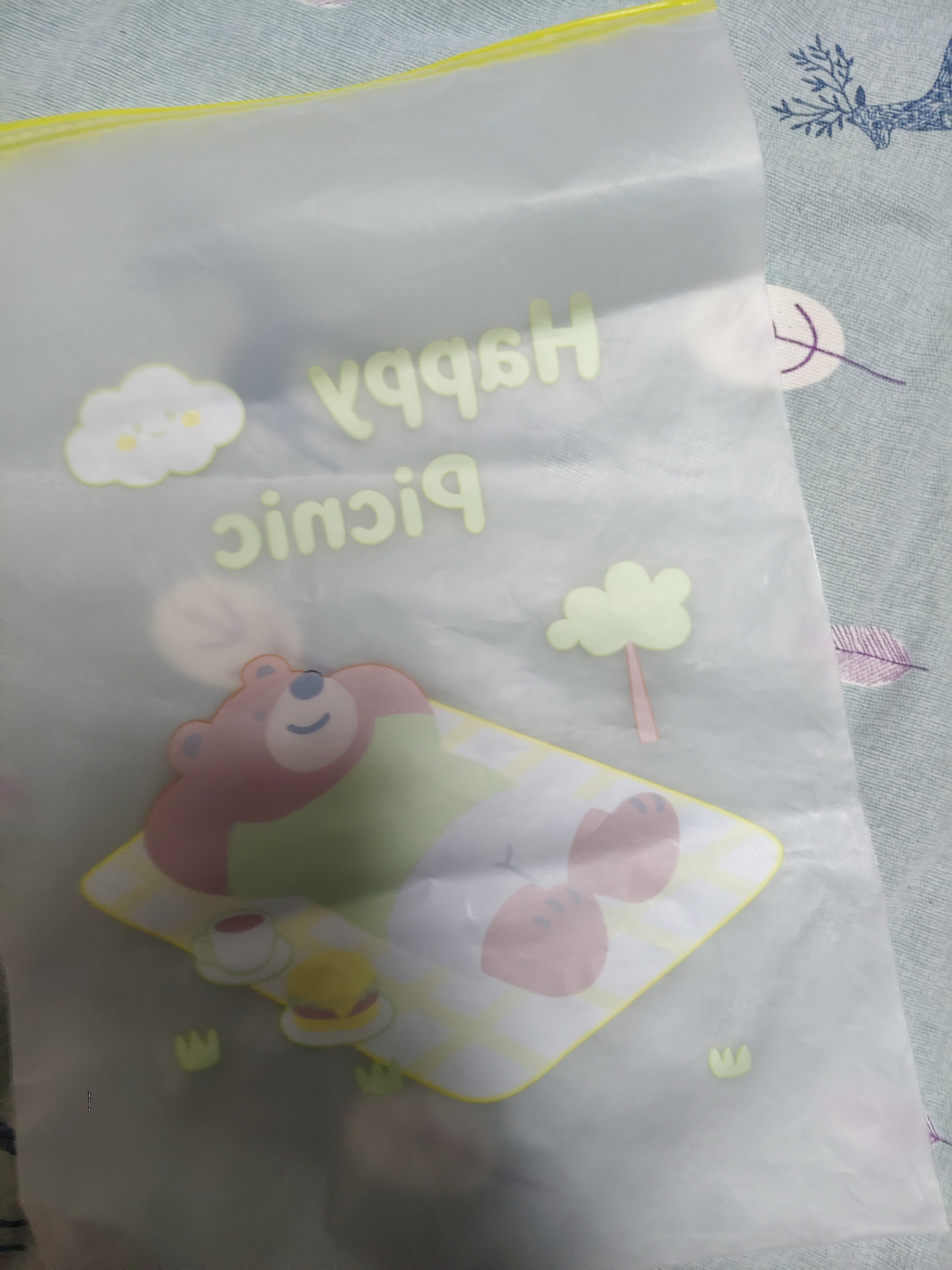 百草园旅行收纳袋衣服收纳袋透明防水密封袋出差行李箱衣物整理分装袋子 实拍图