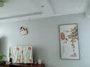 猫九酱免打孔奶油风时钟现代简约家用餐厅装饰钟表新款客厅挂钟壁画 实拍图