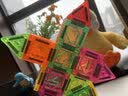 奕思瑞便携磁力片迷你儿童磁吸拼搭方块男女孩彩窗积木空间启蒙益智玩具 实拍图