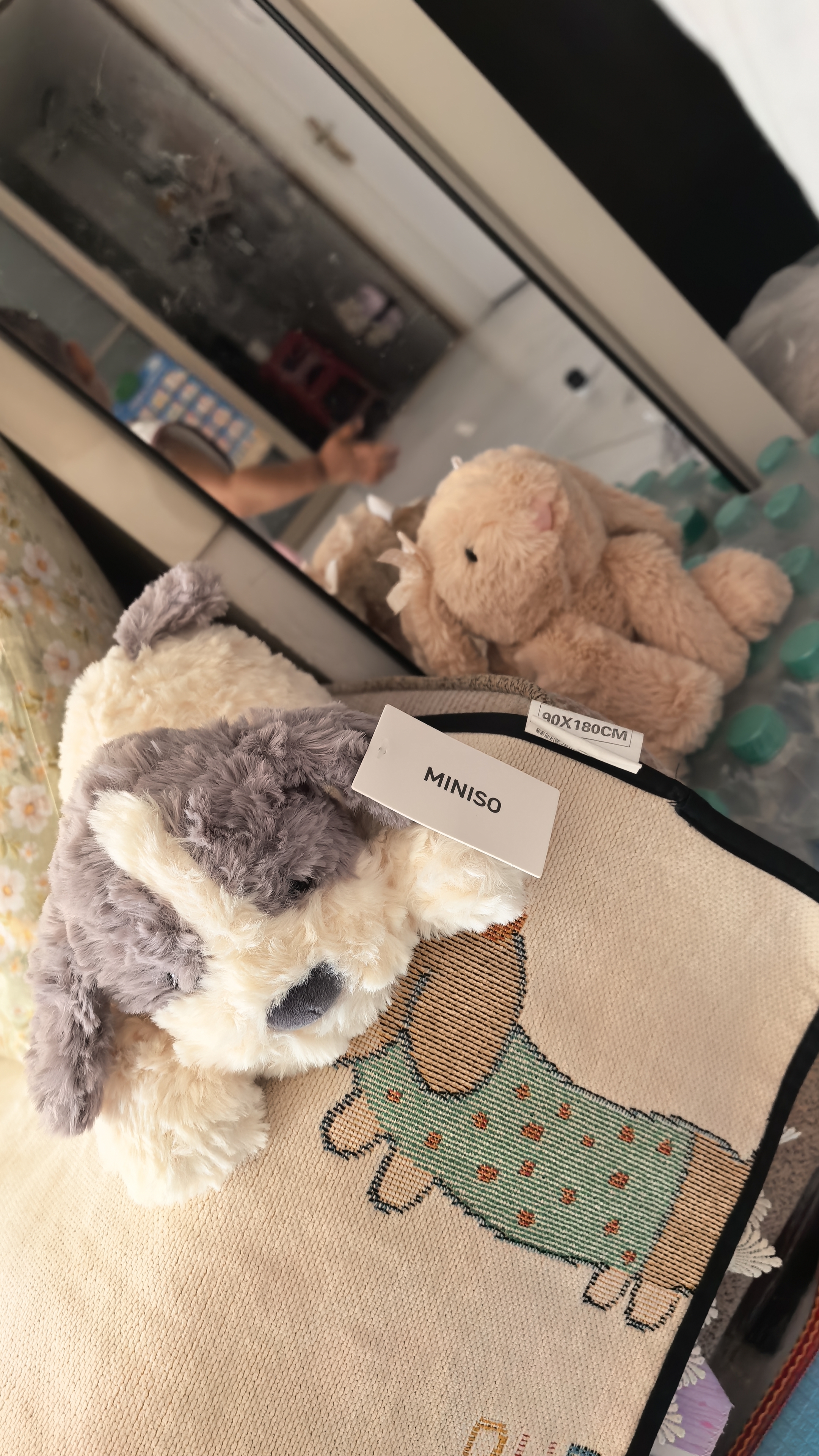 名创优品（MINISO）软趴趴小狗玩偶毛绒玩具公仔床上陪睡抱枕生日礼物送女生送闺蜜 实拍图