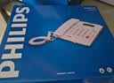 飞利浦（PHILIPS）电话机座机 固定电话 办公家用 免电池 来电显示 屏幕可调节 CORD042 (深海蓝色) 实拍图