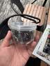 美肤语一次性皮筋头绳黑色【加厚500根】高弹力发绳橡皮筋发圈MF0617 实拍图