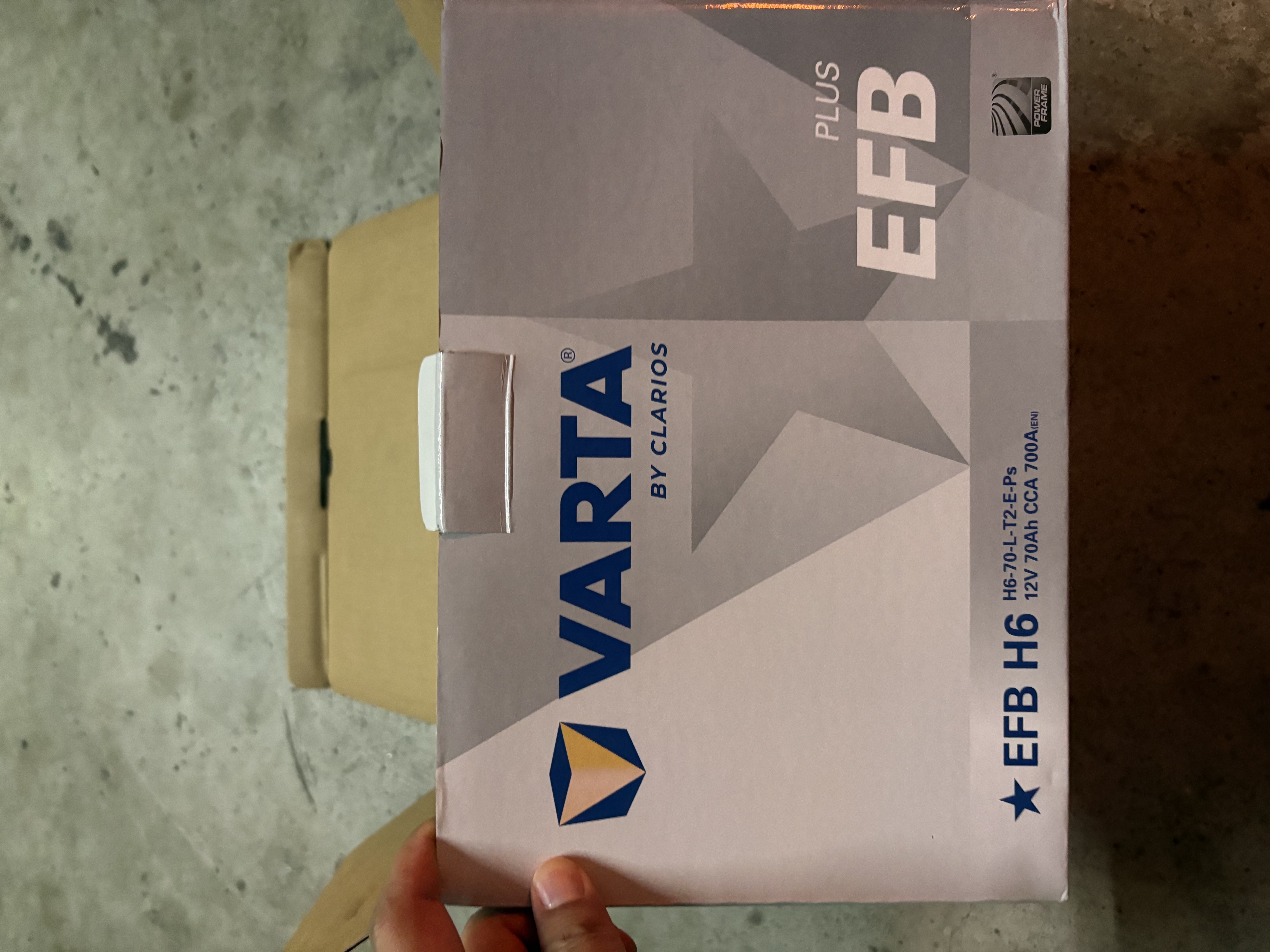 瓦尔塔（VARTA）京东自营养车汽车电瓶蓄电池启停EFB H6 70Ah以旧换新上门安装 实拍图