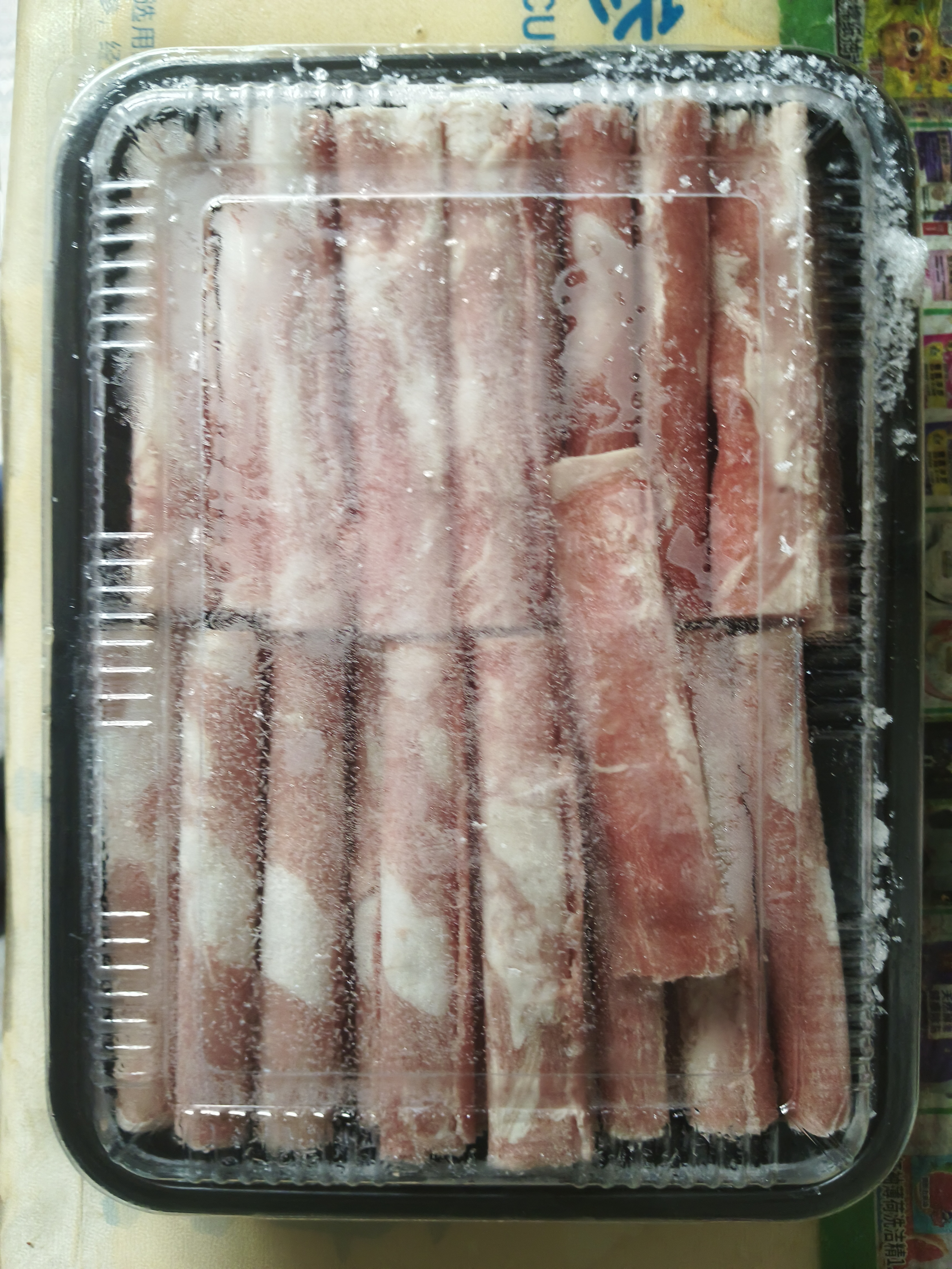 东来顺 内蒙古羔羊原切羊肉片1斤装 火锅食材羊肉卷 清真中华老字号 实拍图